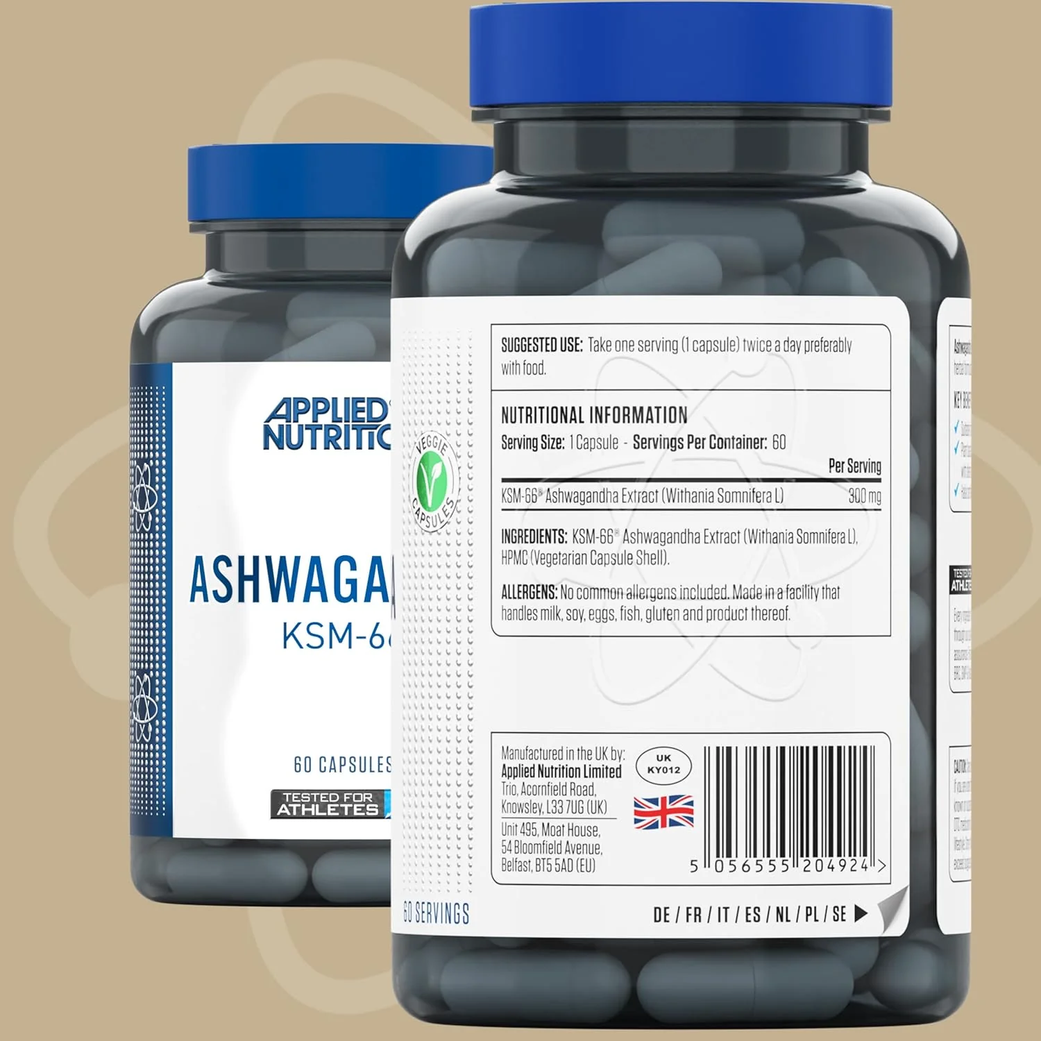 Informations nutritionnelles - Ashwagandha KSM 66