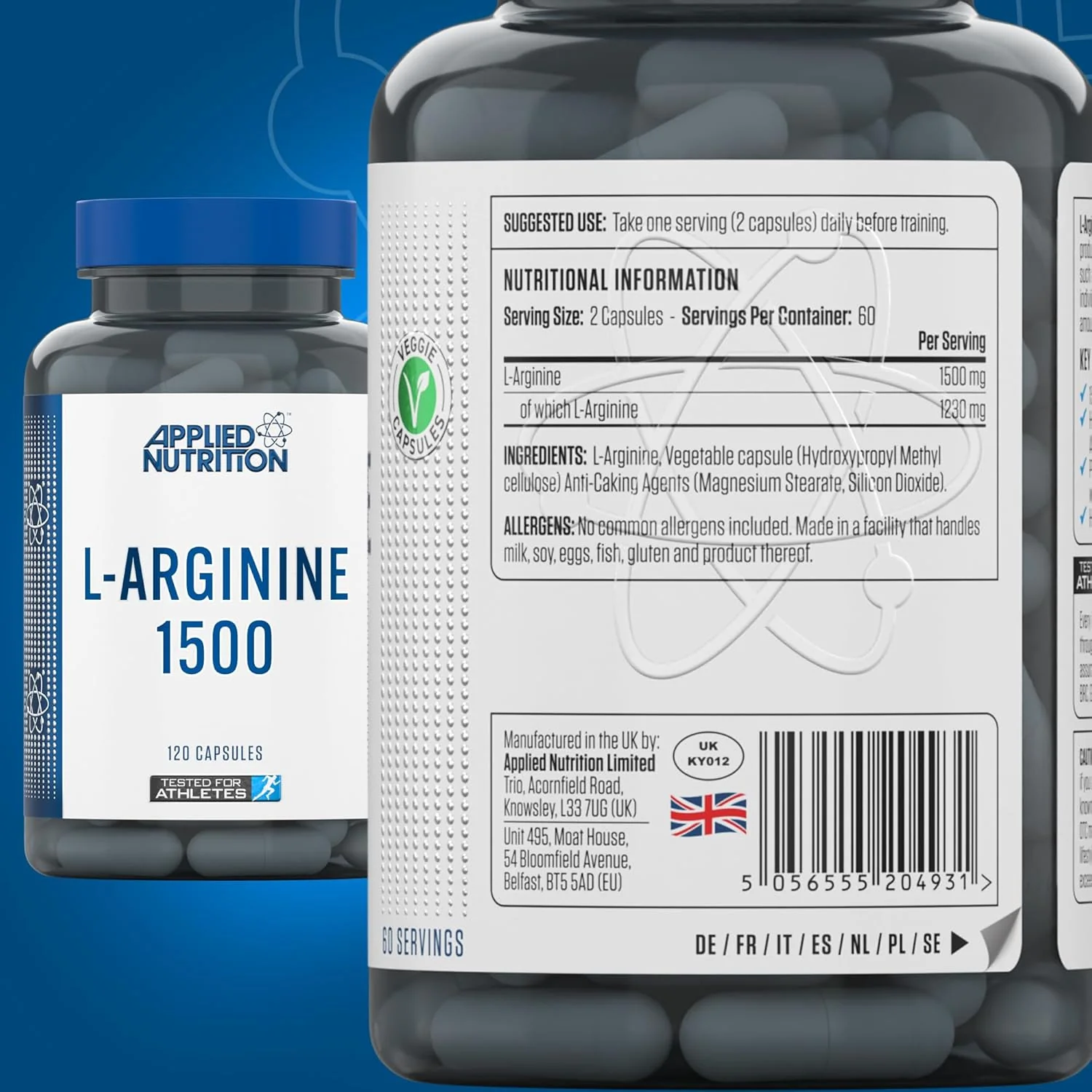Informations nutritionnelles - L-Arginine